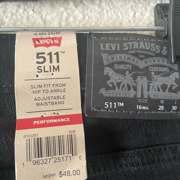 Levi’s -Jeans 16 REG 28x30 slim fit - Picture 7 of 9